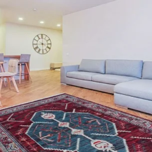 The Heart of the Home A Timeless Rug in a Modern Setting